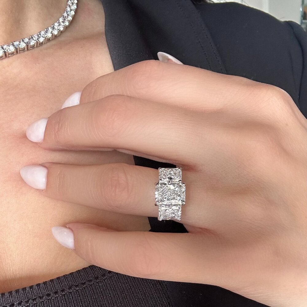 Lab Grown Diamond Ring 4.67 CT/TW IGI